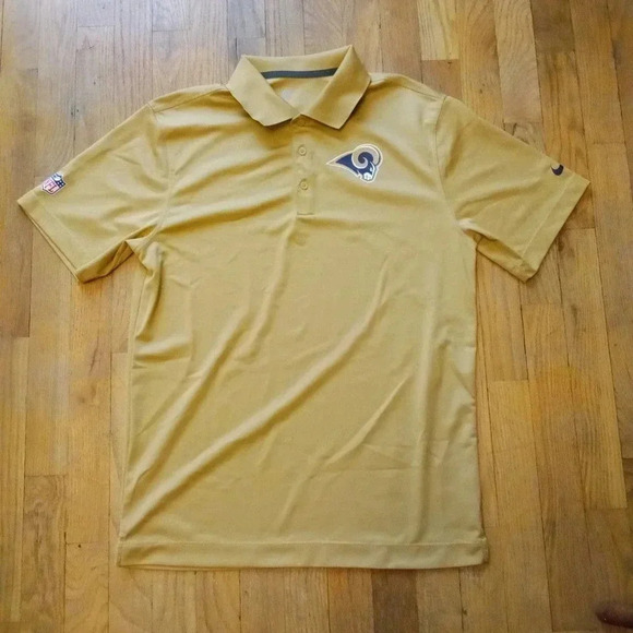 Nike On Field St.Louis Rams NFL Men's Polo Small LA Rams - Picture 7 of 9